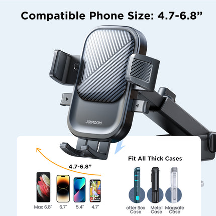 JOYROOM Car phone holder on the dashboard, black – image 8