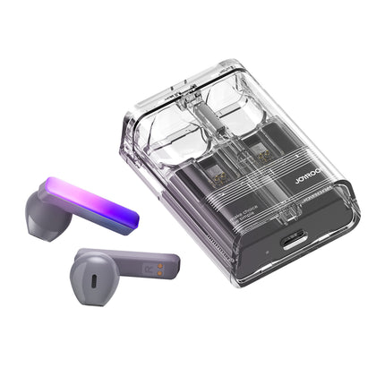JOYROOM TWS IceLens Series wireless headphones with LED lights, black – image 2