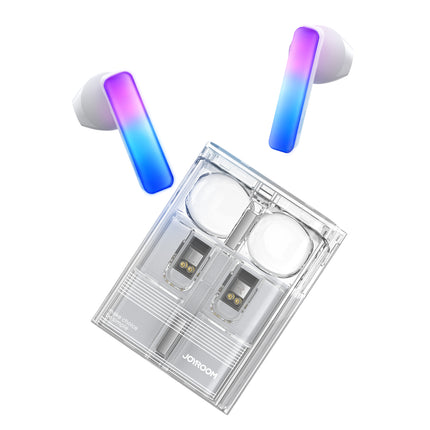 JOYROOM TWS IceLens Series wireless headphones with white LED lights