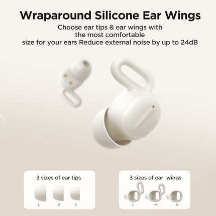 JOYROOM Cozydots Series TWS wireless headphones with Bluetooth 5.3 and noise canceling, black – image 8