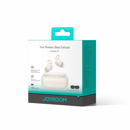 JOYROOM TWS Cozydots Series wireless headphones with Bluetooth 5.3 and noise canceling, white – image 6