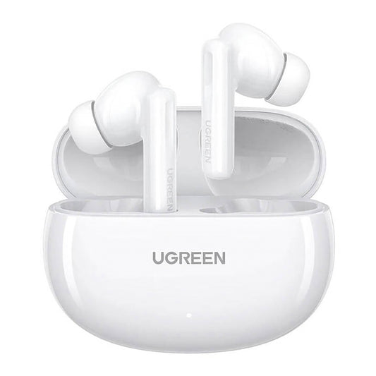 UGREEN HiTune T6 wireless headphones with ANC function + USB-A - USB-C cable, white
