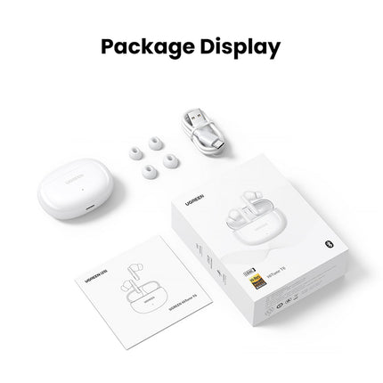 UGREEN HiTune T6 wireless headphones with ANC function + USB-A - USB-C cable, white – image 3