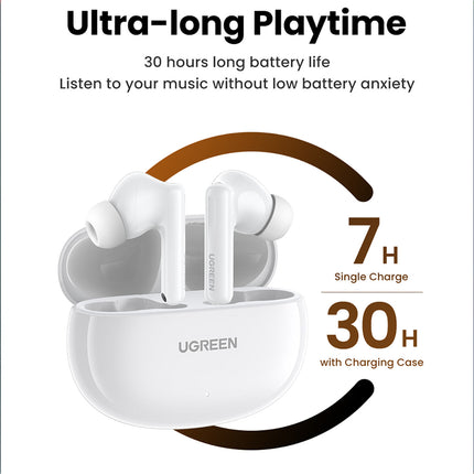 UGREEN HiTune T6 wireless headphones with ANC function + USB-A - USB-C cable, white – image 6