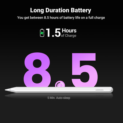 UGREEN Stylus for iPad tablets with wireless charging, white – image 6