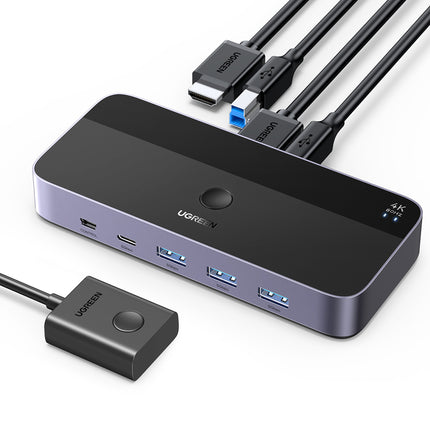 UGREEN 2in1 Switch HDMI / USB-A / USB-B / USB-C / microUSB black – image 3
