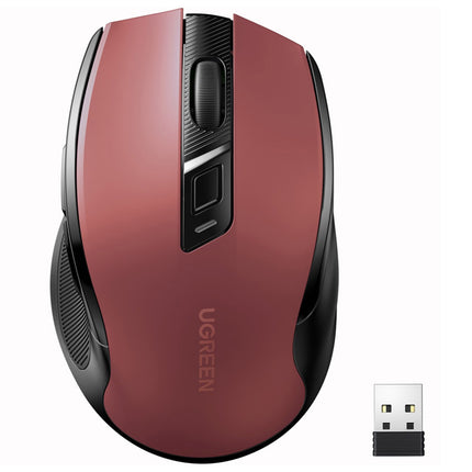 UGREEN Precise wireless USB mouse 2.4GHz Bluetooth 5.0 optical 4000 DPI red