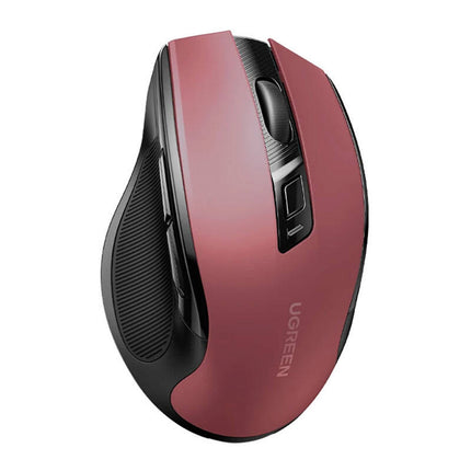 UGREEN Precise wireless USB mouse 2.4GHz Bluetooth 5.0 optical 4000 DPI red – image 2