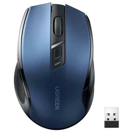 UGREEN Precise wireless USB mouse 2.4GHz Bluetooth 5.0 optical 4000 DPI blue