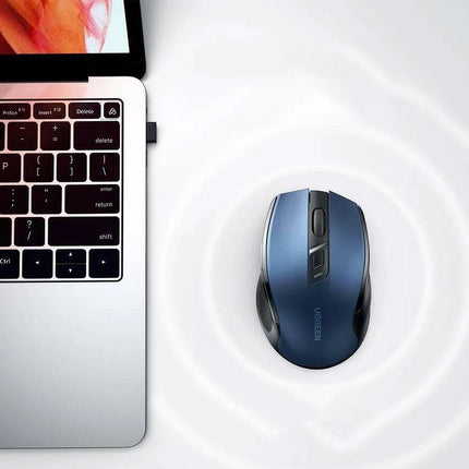 UGREEN Precise wireless USB mouse 2.4GHz Bluetooth 5.0 optical 4000 DPI blue – image 4