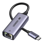 UGREEN Adapter Ethernet USB-C - RJ45 2.5G network card, gray