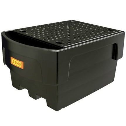 GSG24 Spill tub, base for 1 IBC 1100L tank, plastic PE CEMO 10950 – image 2