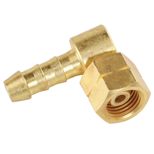 MEVA 1/4'' LH angle connector adapter for connecting an 8x15 mm gas hose