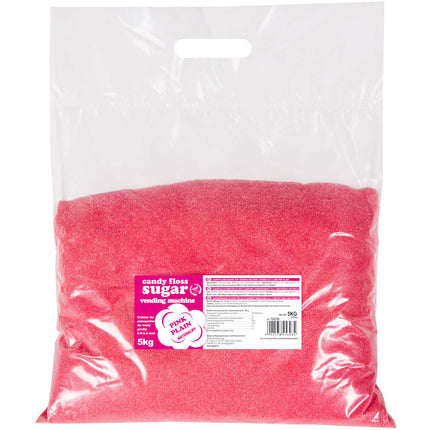 GSG24 Sugar for the cotton candy machine, granulation 0.8-1.2mm, natural flavor RED 5kg – image 2