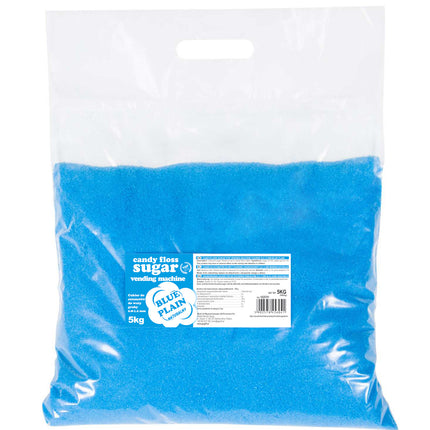 GSG24 Sugar for the cotton candy machine, granulation 0.8-1.2mm, natural flavor BLUE 5kg – image 2