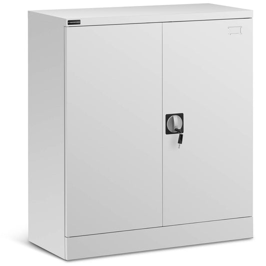 FROMMSTARCK Office metal closet for documents file with 2-clip lock
