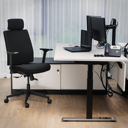 FROMMSTARCK Office chair ergonomic rotating chair with headrest max. 200 kg – image 5