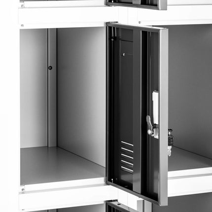 FROMMSTARCK Clockboard Social Breakfast Metal Locker 12 Lockers – image 3