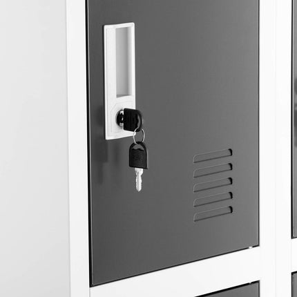FROMMSTARCK Clockboard Social Breakfast Metal Locker 12 Lockers – image 4