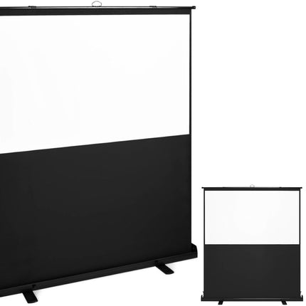 FROMMSTARCK Portable pneumatic floor projection screen ROLL-UP format 16:9 80''