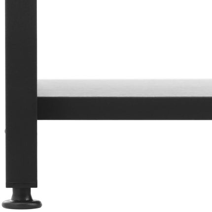 FROMMSTARCK Loft bookcase with steel frame 28 x 60 x 182 cm black – image 3