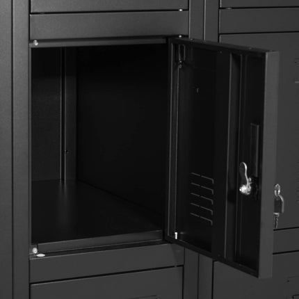 FROMMSTARCK Safe deposit box, metal social locker - 15 boxes – image 4
