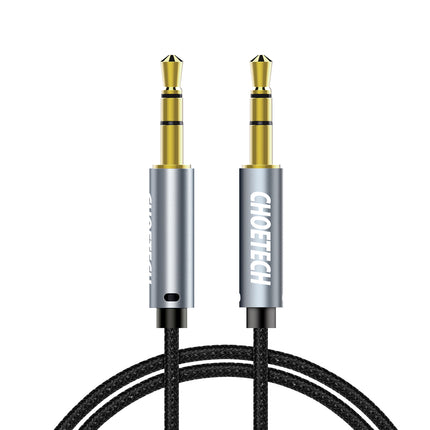 CHOETECH AUX audio cable for speaker 2x mini jack 3.5mm male 1.2m - black