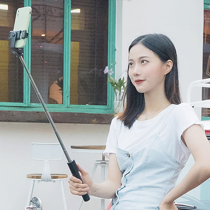 HURTEL Telescopic selfie stick with remote control, tripod stand for phone 0.7m - black – image 11