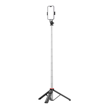 HURTEL Telescopic selfie stick with remote control, tripod stand for phone 0.7m - black – image 12