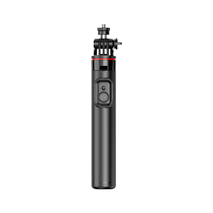 HURTEL Telescopic selfie stick with remote control + LED light, tripod stand for phone 0.71 m - black – image 14