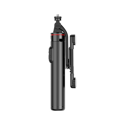 HURTEL Telescopic selfie stick with remote control + LED light, tripod stand for phone 0.71 m - black – image 16