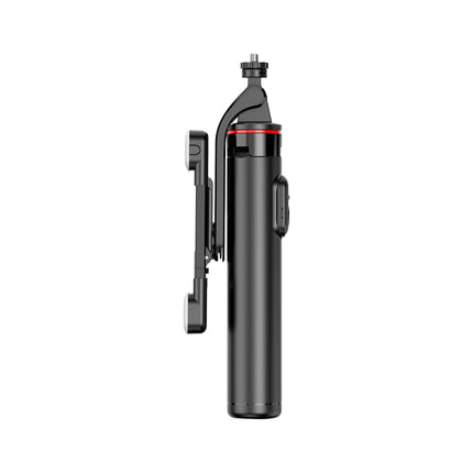 HURTEL Telescopic selfie stick with remote control + LED light, tripod stand for phone 0.71 m - black – image 17