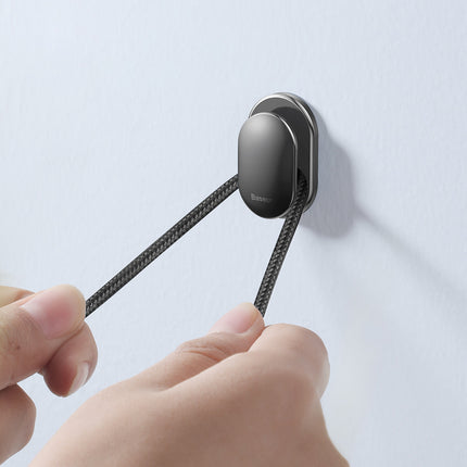 BASEUS Small Shell self-adhesive hook hanger for the car. home. garage SET 4 pcs. - black – image 10