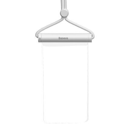 BASEUS Waterproof case for a 7.2'' phone with a cylindrical IPX8 AquaGlide clasp - white – image 2