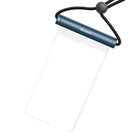 BASEUS Waterproof case for a 7.2'' phone with a cylindrical IPX8 AquaGlide clasp - blue