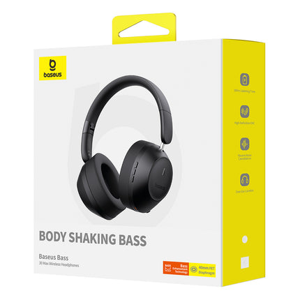 BASEUS Bass 30 Max Bluetooth 5.3 wireless on-ear headphones - black – image 7