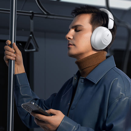 BASEUS Bass 30 Max Bluetooth 5.3 wireless on-ear headphones - white – image 10