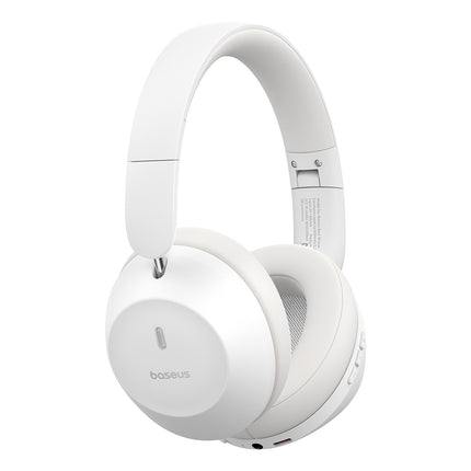 BASEUS Bass 30 Max Bluetooth 5.3 wireless on-ear headphones - white – image 4