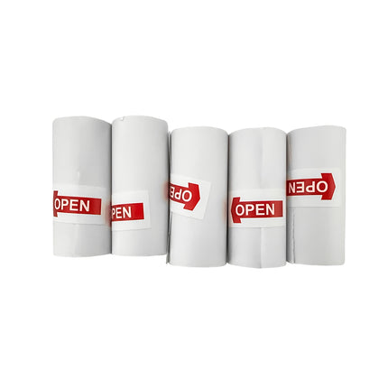 HURTEL Paper rolls for thermal printer with camera HURC10 57mmx5m SET of 5 pcs. - white