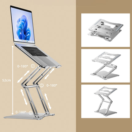 WOZINSKY SET Aluminum laptop stand + smartphone stand - silver – image 11
