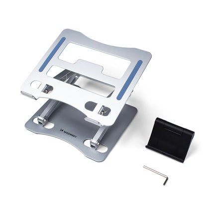 WOZINSKY SET Aluminum laptop stand + smartphone stand - silver – image 2
