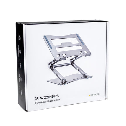 WOZINSKY SET Aluminum laptop stand + smartphone stand - silver – image 3