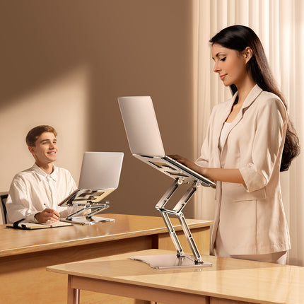 WOZINSKY SET Aluminum laptop stand + smartphone stand - silver – image 6
