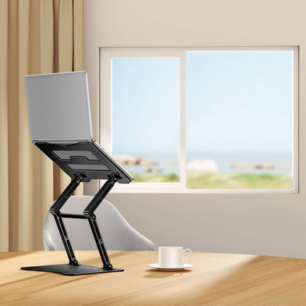 WOZINSKY SET Aluminum laptop stand + smartphone stand - black – image 8