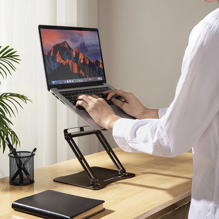 WOZINSKY SET Aluminum laptop stand + smartphone stand - black – image 9