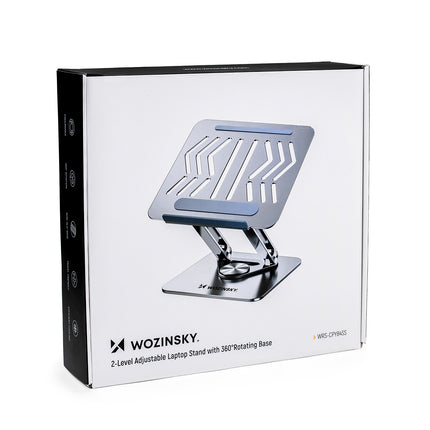 WOZINSKY SET Aluminum laptop stand + smartphone stand - silver – image 14