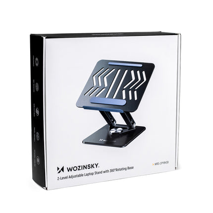 WOZINSKY SET Aluminum laptop stand + smartphone stand - black – image 13