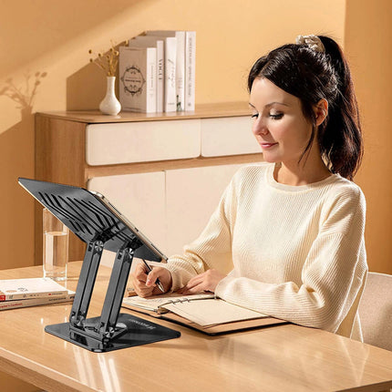 WOZINSKY SET Aluminum laptop stand + smartphone stand - black – image 17
