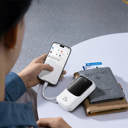 BASEUS Power bank 10000mAh Qpow Pro+ 22.5W USB-C - white – image 7