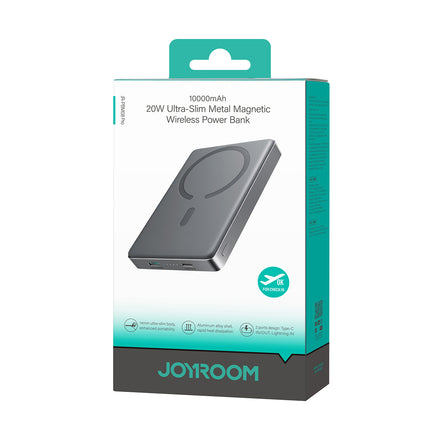 JOYROOM Powerbank Pro 10000mAh ultra-thin magnetic PD 20W USB-C Lightning - gray – image 8